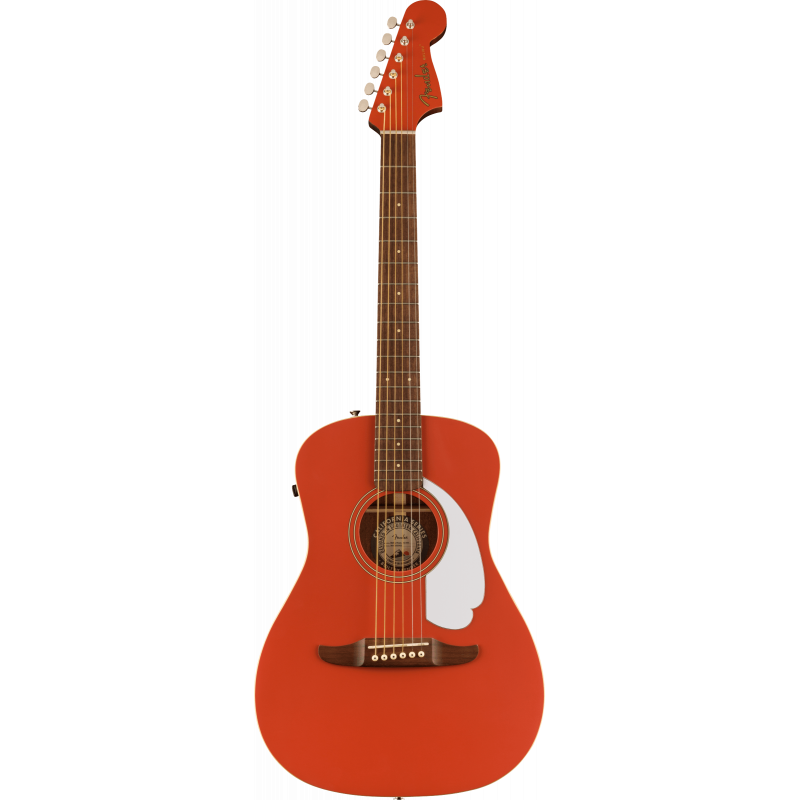 Guitare Electro Acoustique FENDER Malibu Player Fiesta Red WN - Macca Music